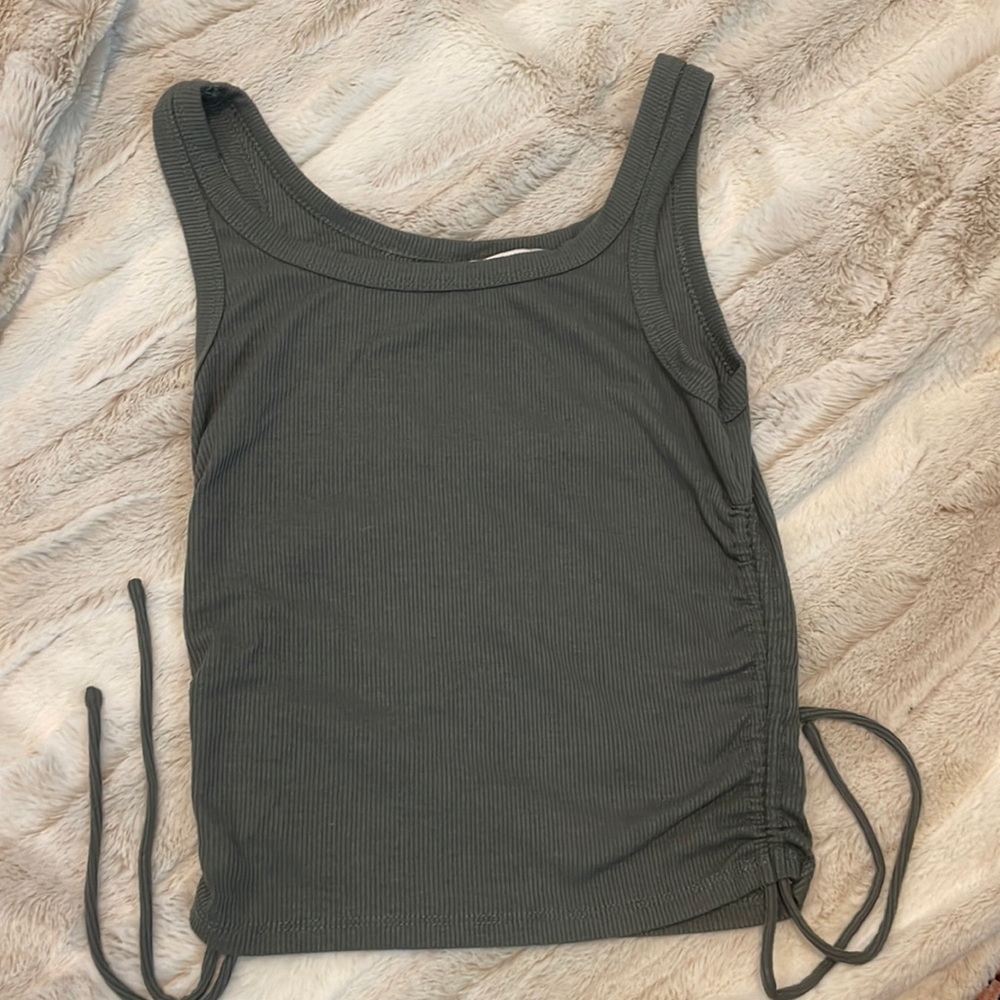 Princess Polly Ribber Green Top
